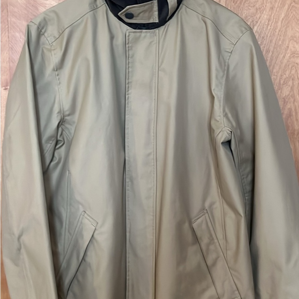 Timberland Tan Trench Coat Waterproof Raincoat Soring Jacket Size M